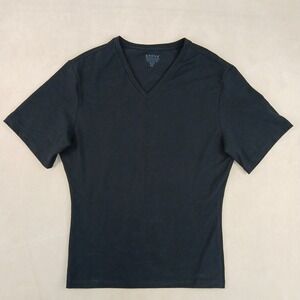 Spanx XXL Mens Shirt V Neck Compression Sculpt Black